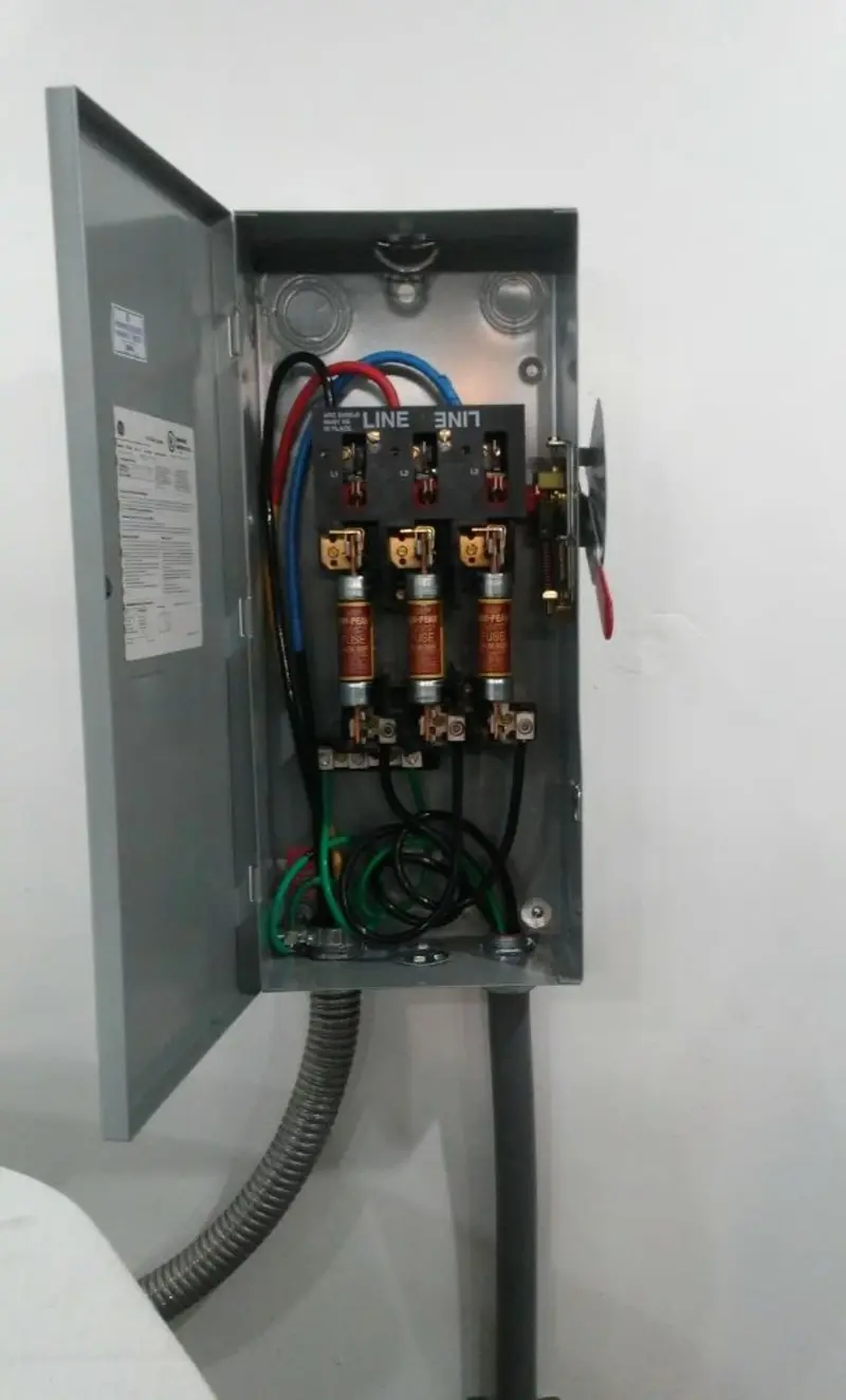 Three-phase disconnect switch installed for Electrical Wiring & Rewiring in Punxsutawney